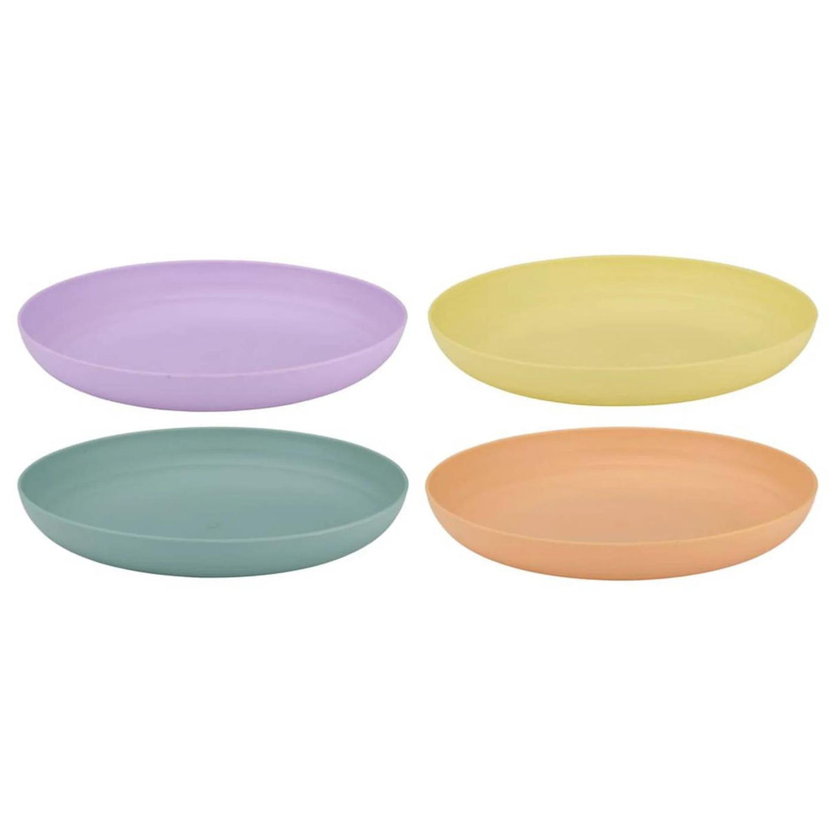 Assiettes colorées Alpina, 4 pcs.