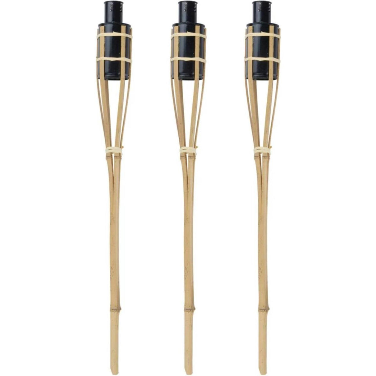 Set de torches en bambou 3 pièces ø6x63cm
