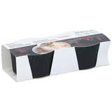 Alpina mini plat à pâtisserie noir 2 pièces