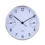Horloge de table ø15cm blanc-argent ou noir-or