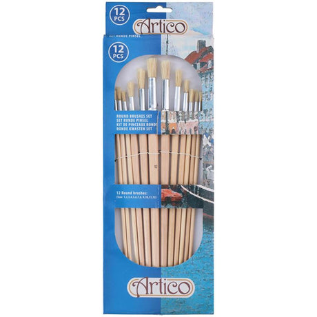 Ensemble de pinceaux Artico, 12 pièces.
