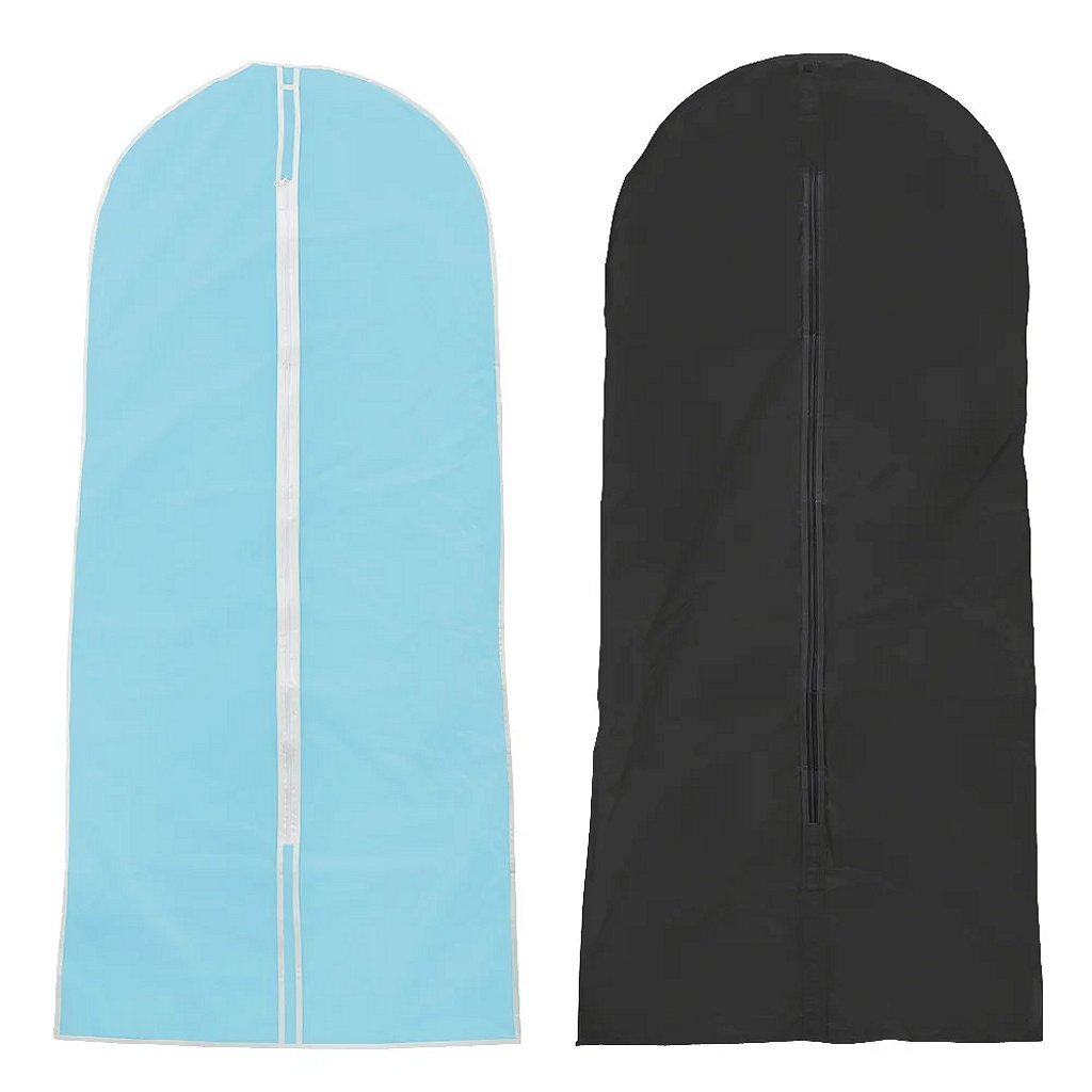 Housse pour vêtements basique avec fermeture éclair 137x60 cm