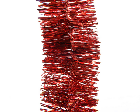 Guirlande Decoris lametta 270cm Noël rouge