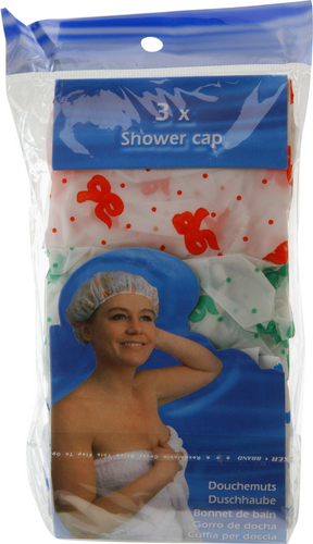 Bonnet de douche Eleganza lot de 3 bonnet de douche lot de 3