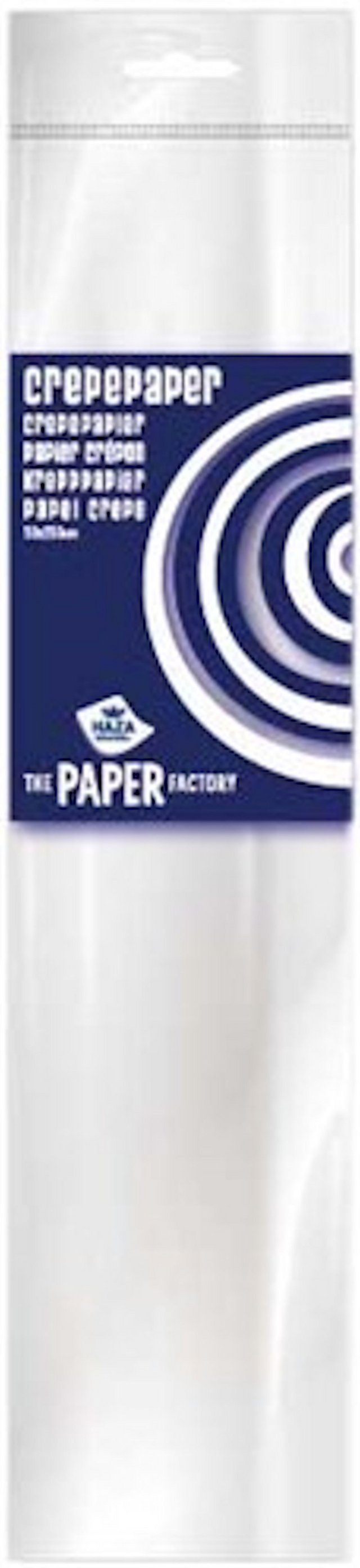 Crepe poly 250x50 wit