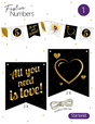 Festive numbers starter kit love