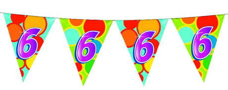 Ligne de drapeau Haza Witbaard 6 ans, 10mtr.