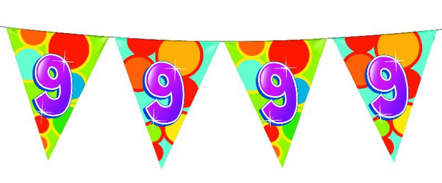 Ligne de drapeau Haza Witbaard 9 ans, 10mtr.