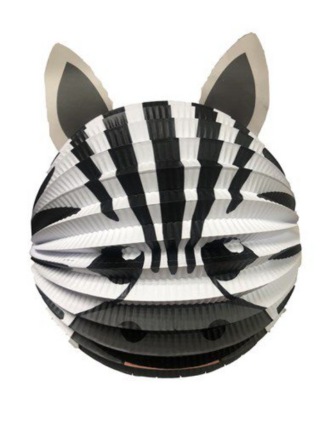 Haza lampe boule zèbre ø20cm papier