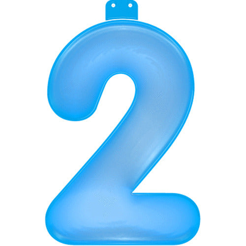 Figurine gonflable de base 2 bleue 35cm