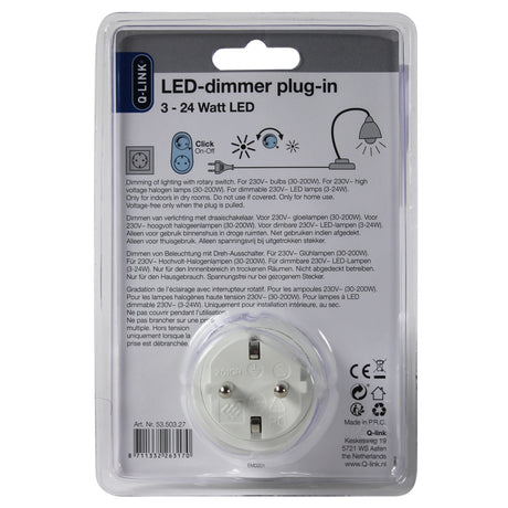 Variateur universel enfichable Q-link LED 3-24w
