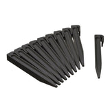 Nature piquets de jardin nature 10 pcs petit noir