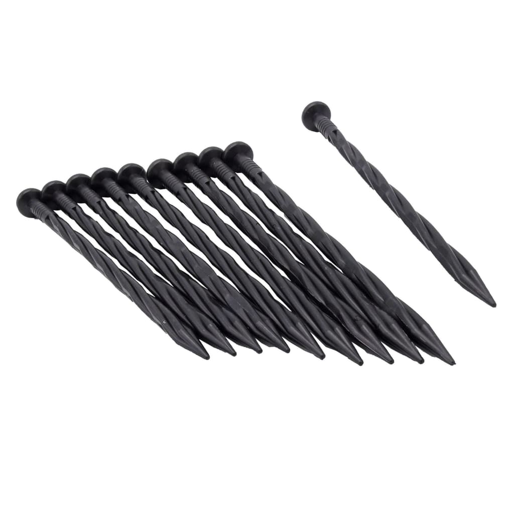 Nature Nature Ground zatiči 10 pcs 20 cm črne