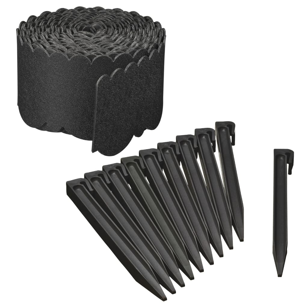 Ensemble de frontières naturelles décorative 13 cm x 12 m avec stylo noir