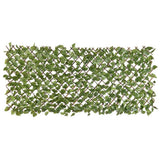 Nature Garden Slat avec des feuilles vertes de feuilles de baie 90x180 cm