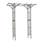 Nature Nature Garden Arch 114x66x232 cm metallo nero