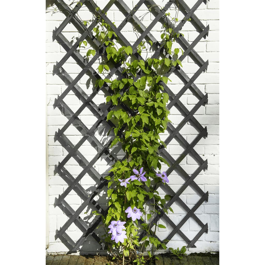Nature Garden Slat Travail 50x150 cm Anthracite en bois -colore