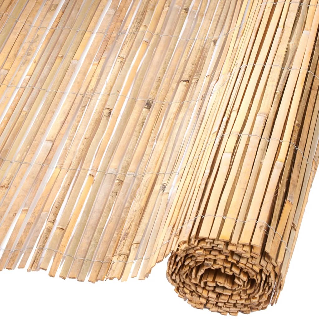 Écran de jardin nature 1,5x5 m de bambou