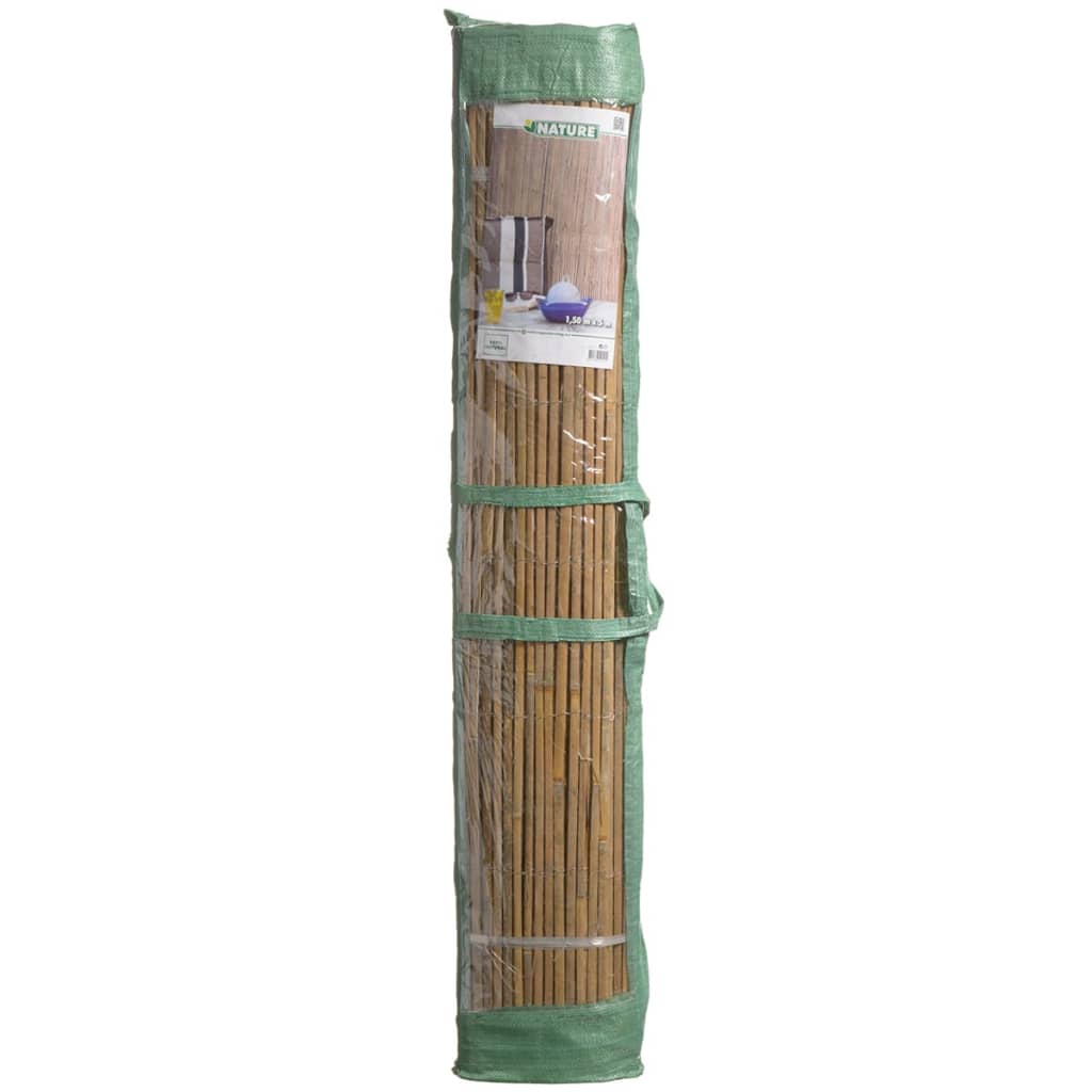 Écran de jardin nature 1,5x5 m de bambou
