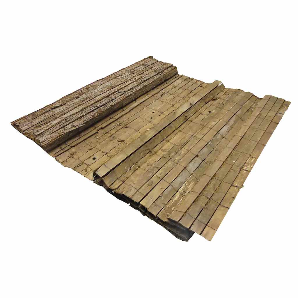 Écran de jardin de la nature 1x3 m 5 cm d'évacuation naturelle de pin naturel