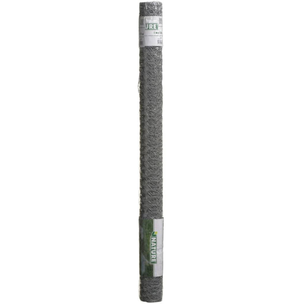 Nature Mesh hexagonale 0,5x10 m 25 mm Acier galvanisé