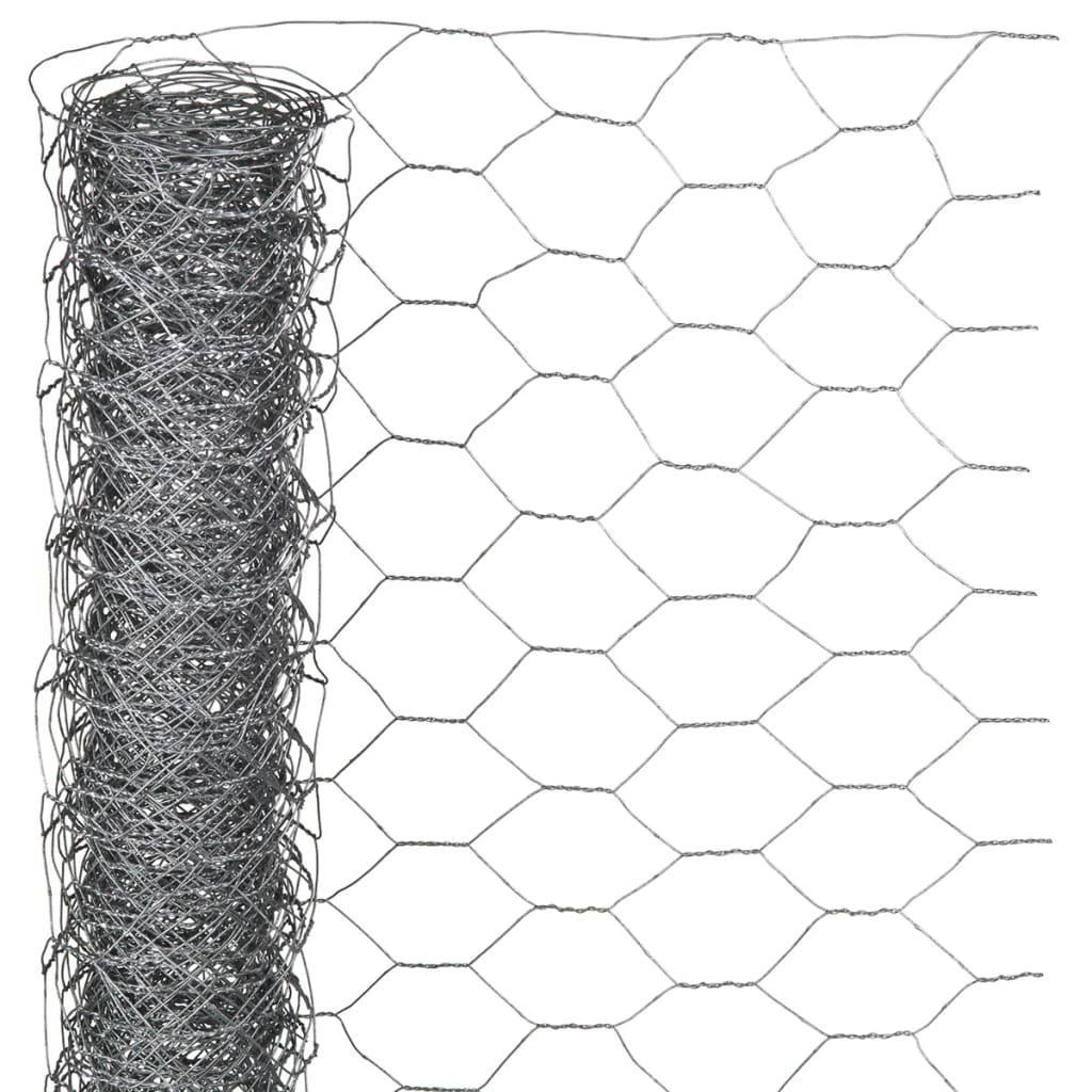 Nature Mesh hexagonale 1x10 m 25 mm Acier galvanisé