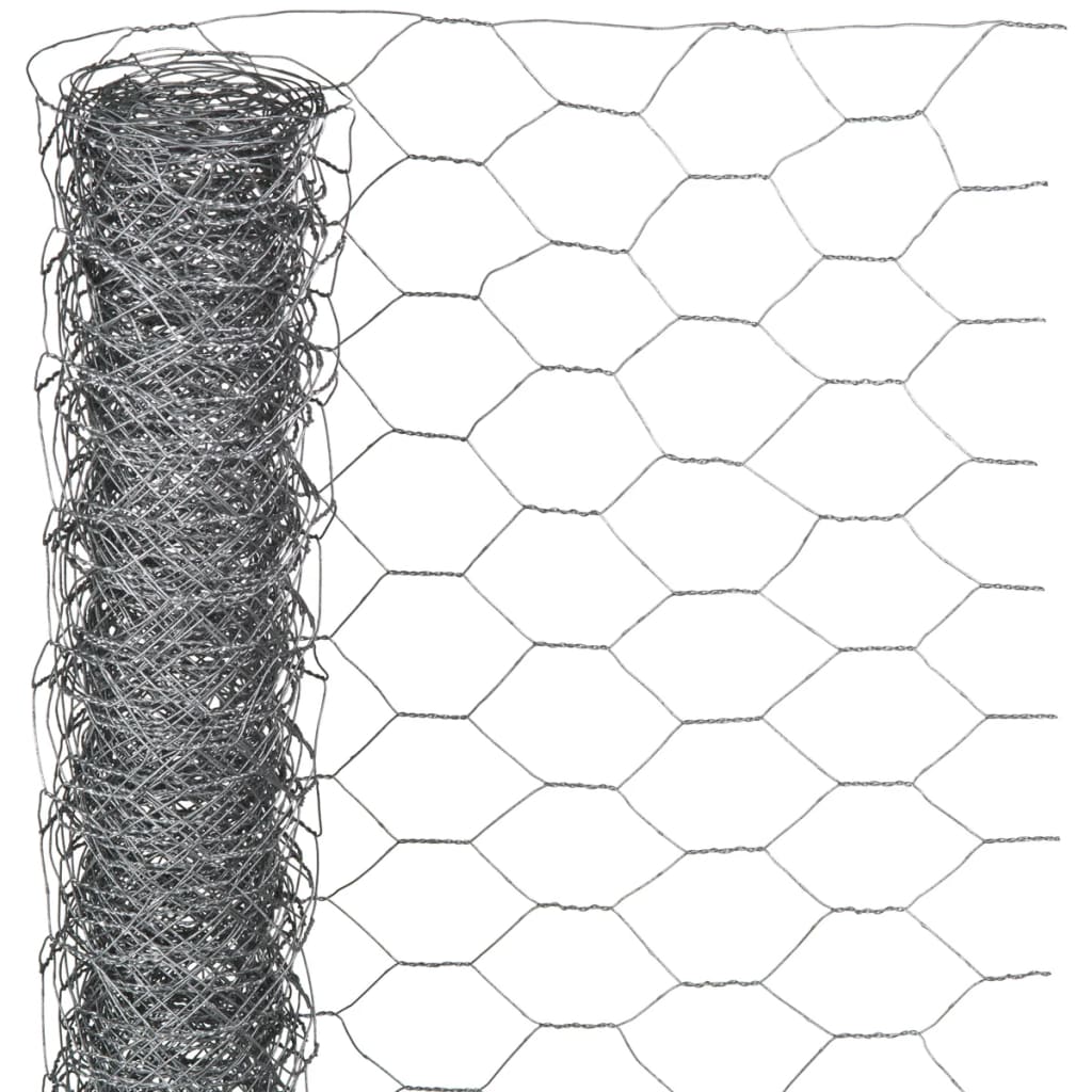 Nature Mesh hexagonale 1x10 m 40 mm Acier galvanisé