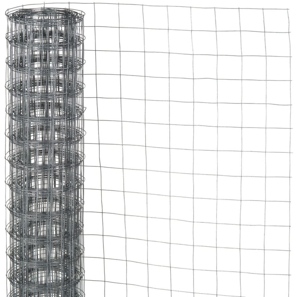 Nature Nature Mesh Square 0,5x2,5 m 13 mm Acciaio zincato