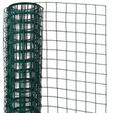Nature Mesh carré 1x5 m 25 mm en acier enduit en plastique en plastique vert