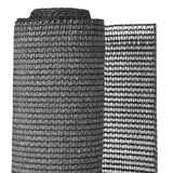 Écran de jardin de la nature 1,5x5 m PE anthracite