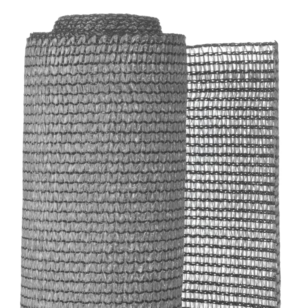 Écran de jardin nature 1,2x5 m pe gris