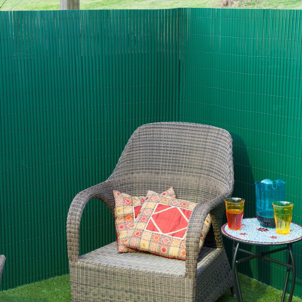 Nature Nature Garden Screen a doppio lato 1x3 m PVC verde