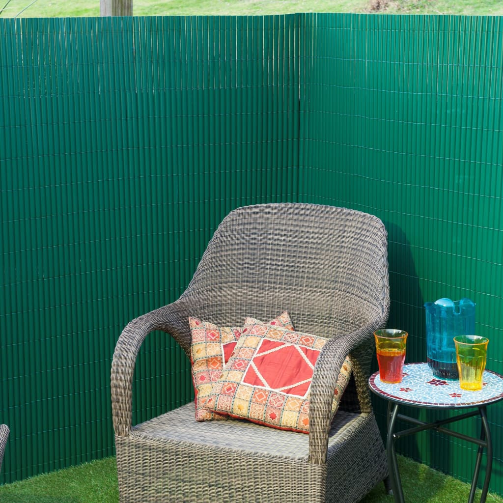 Écran de jardin de la nature à double étage 1,5x3 m en PVC vert
