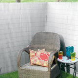 Nature Nature Garden Screen Double-Side 1x3 M PVC Blanc