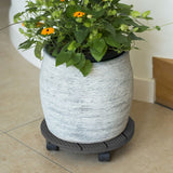 Nature Nature Plant Trolley round Ø30 cm antracite -lorato