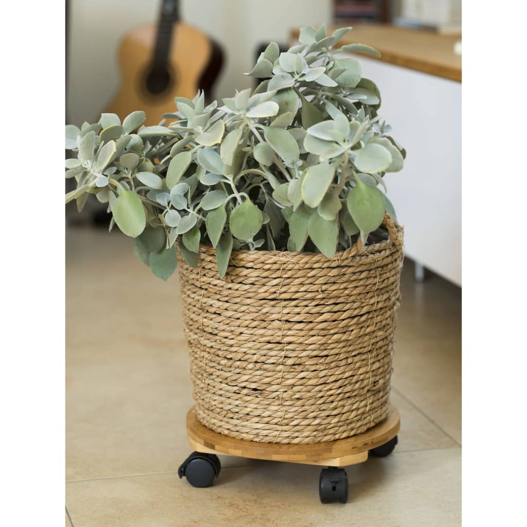 Nature Nature Plant chariot Round Ø30 cm BPC brun