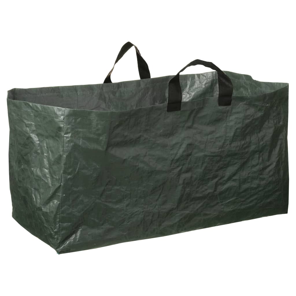 Sac de déchets de jardin naturel rectangulaire 225 l vert
