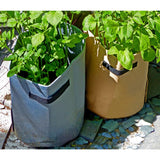 Poche de culture de pommes de terre de la nature 37 l anthracite -colored