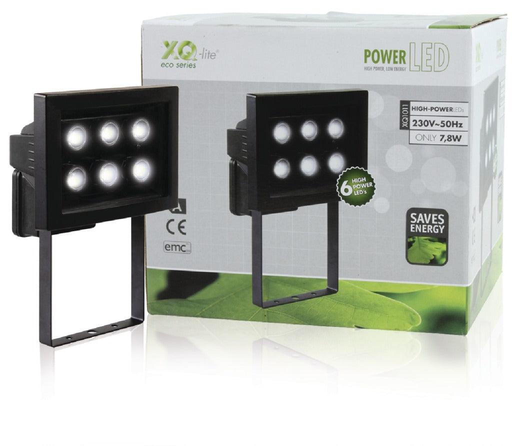 Lampe d'extérieur LED (6x) Ranex xq-1011 en aluminium noir