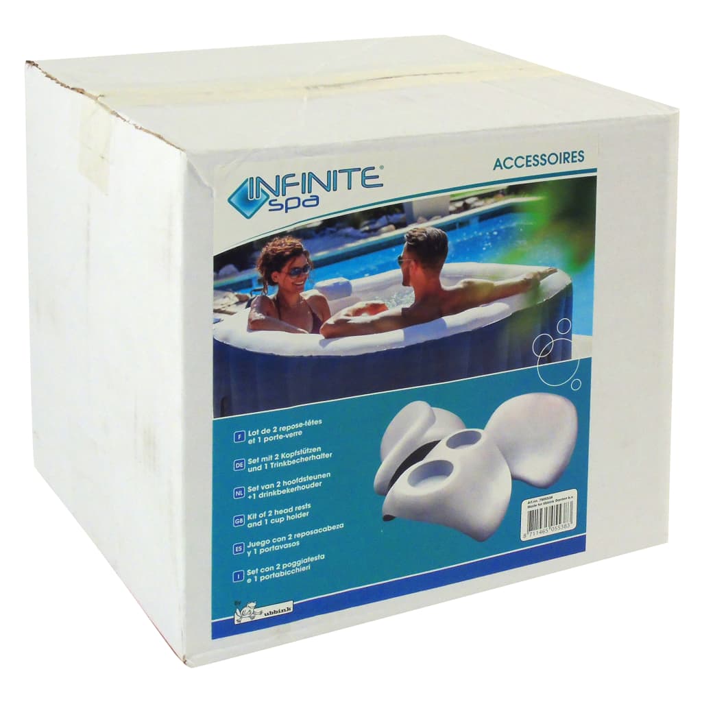 Infinite Spa Headwrest et Cup Porte PU