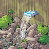 Ubbink Nevada Waterval Scale Cascade 30 cm en acier inoxydable