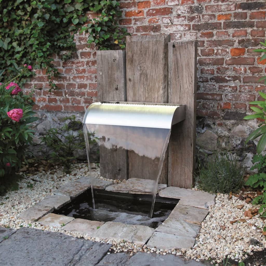 Ubbink Nevada Waterval Scale Cascade 90 cm en acier inoxydable