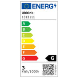 Cascade Ubbink avec LEDS Nevada 30 cm en acier inoxydable