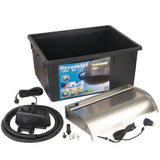 Cascade Ubbink avec LEDS Nevada 60 cm en acier inoxydable