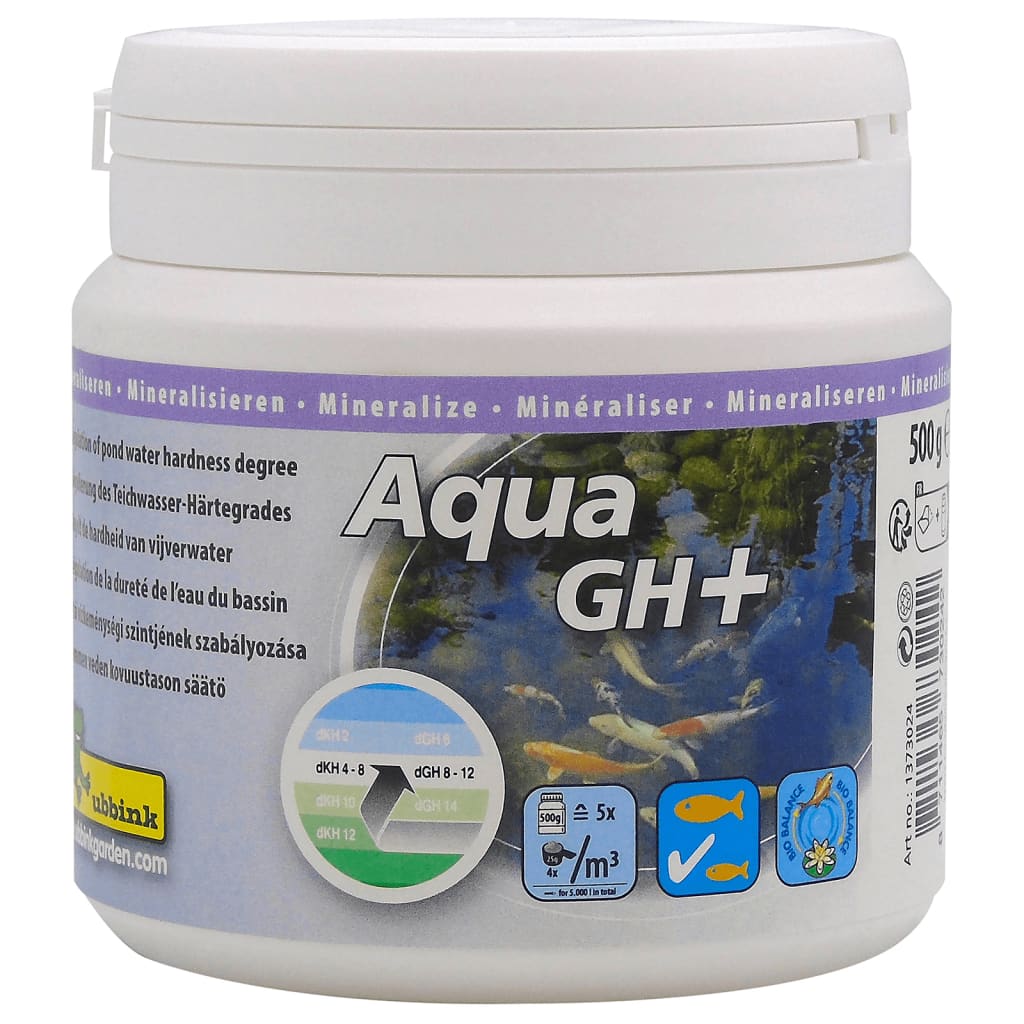 Ubbink Vijverwater Traitement Aqua GH + 500 g pour 5000 L