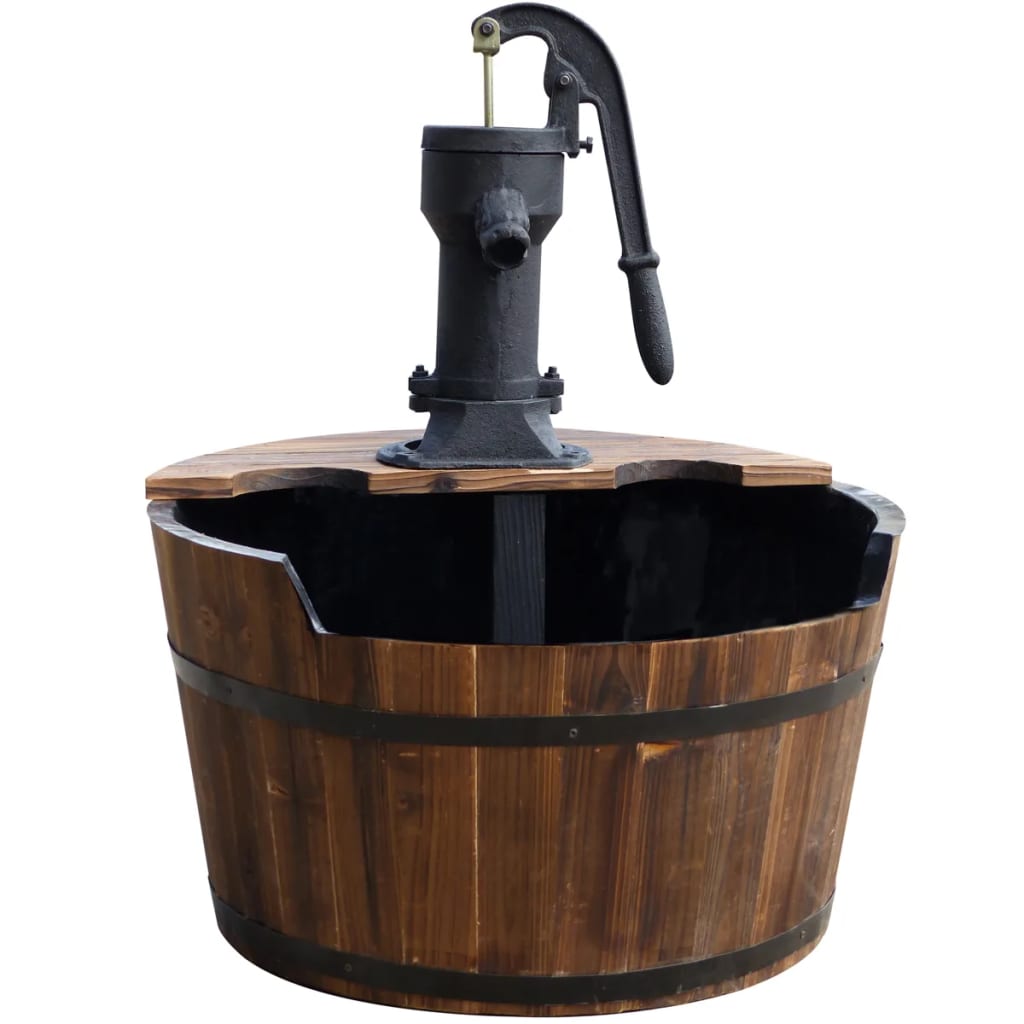 Ubbink Ubbink Adorno de agua de madera tonelada