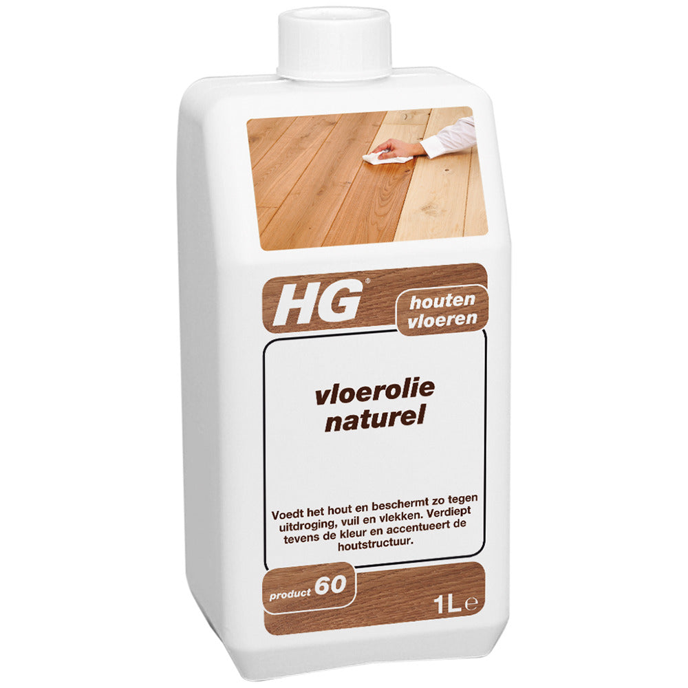 Hg hg vloerolie naturel 1l