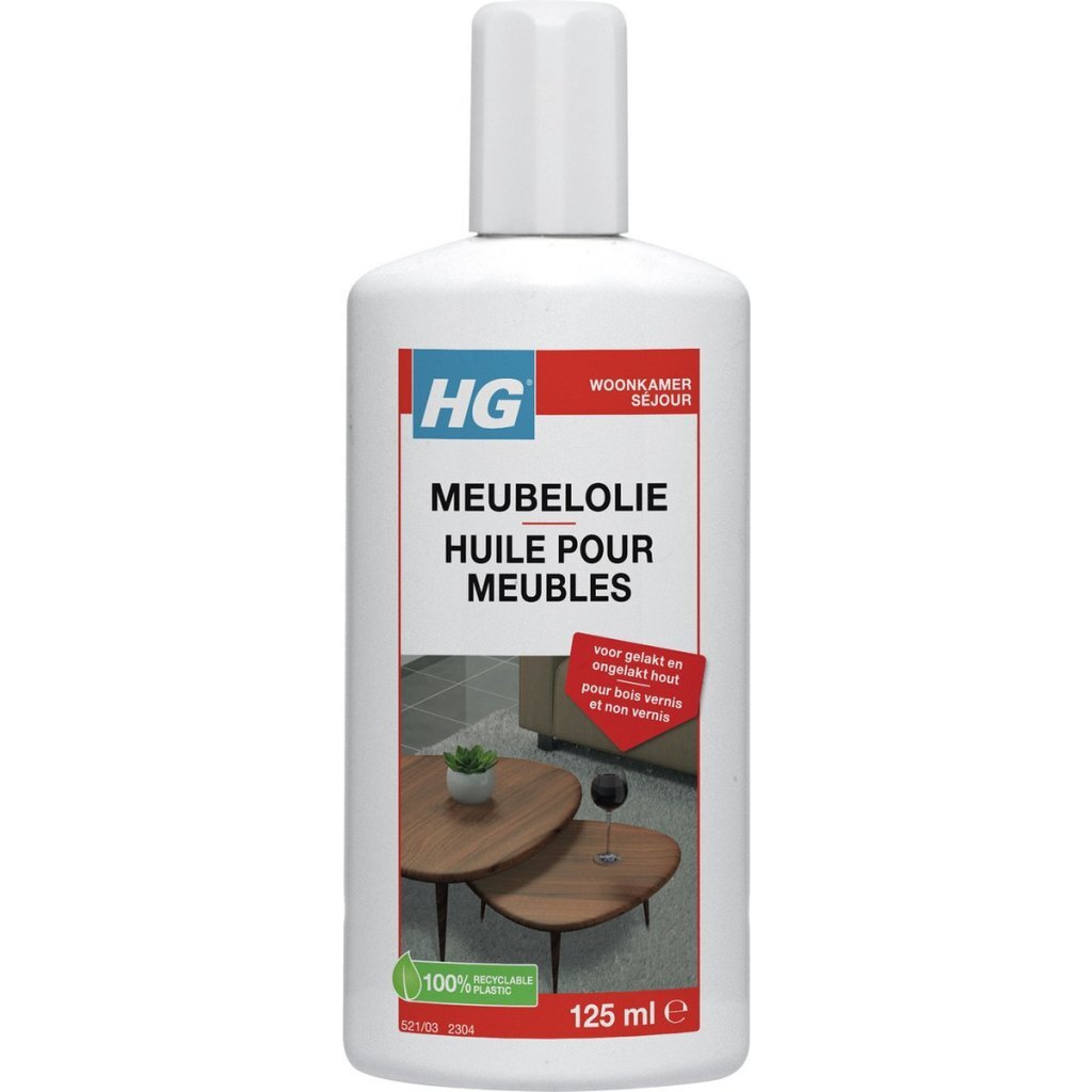 HG Huile de Soin pour Meubles HG Chêne Acajou Cerisier 140 ml