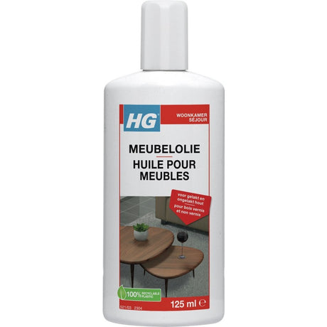 Hg huile d'entretien pour meubles chêne acajou cerise 125 ml