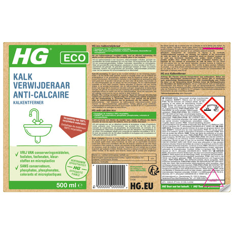 Hg détartrant eco 500ml - 11049325